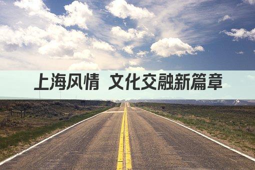 上海风情 文化交融新篇章