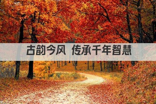 古韵今风 传承千年智慧