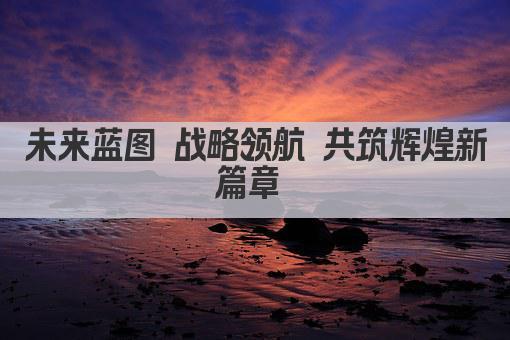 未来蓝图 战略领航 共筑辉煌新篇章 