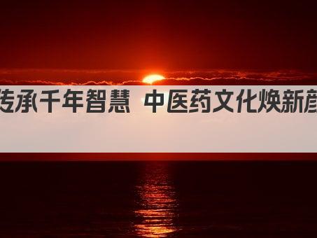 传承千年智慧 中医药文化焕新颜 