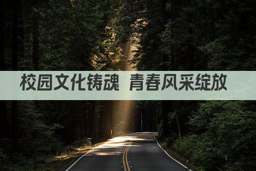 校园文化铸魂 青春风采绽放 