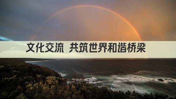 文化交流 共筑世界和谐桥梁 