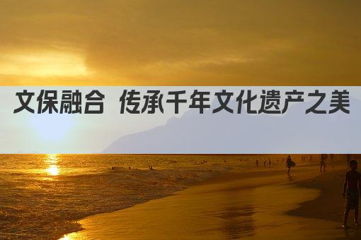 文化传承与文物保护共融 守护历史瑰宝新篇章 