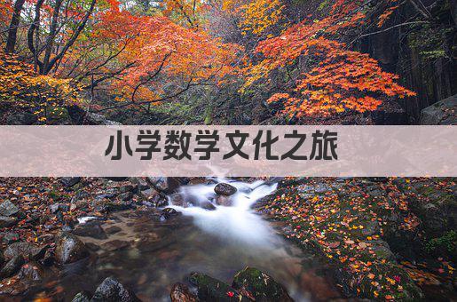 小学数学文化之旅 