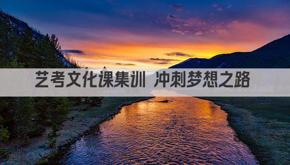 艺考文化课集训 冲刺梦想之路 