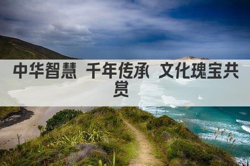 中华智慧 千年传承 文化瑰宝共赏 