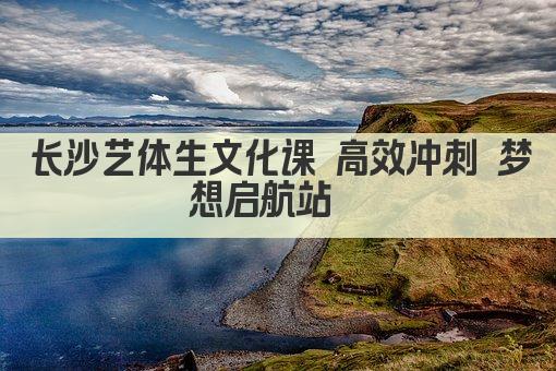 长沙艺体生文化课 高效冲刺 梦想启航站  