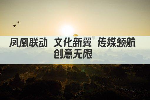 凤凰联动 文化新翼 传媒领航 创意无限 