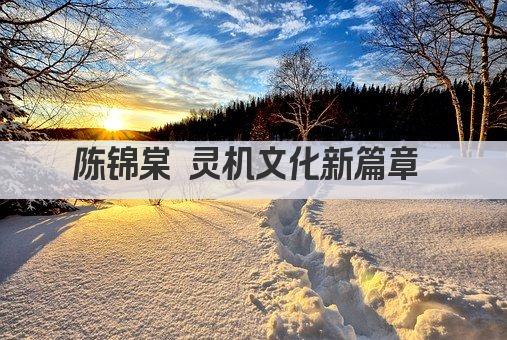 陈锦棠 灵机文化新篇章 