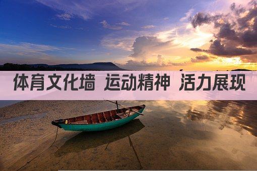 体育文化墙 运动精神 活力展现