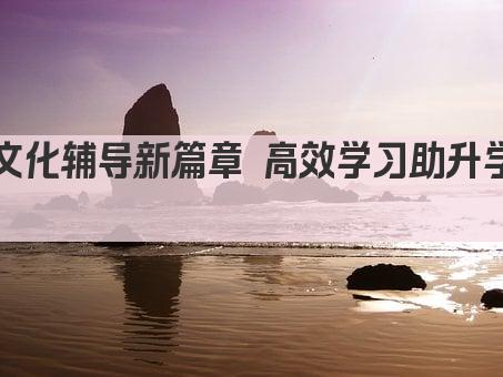 文化辅导新篇章 高效学习助升学 