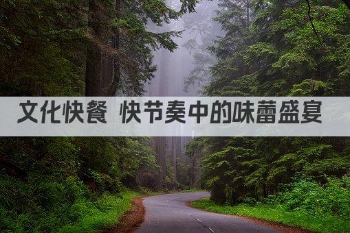文化快餐 快节奏中的味蕾盛宴 