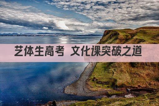 艺体生高考 文化课突破之道 