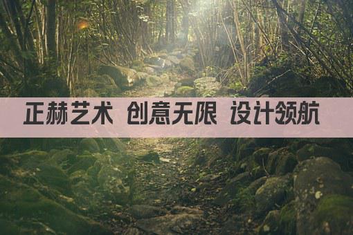正赫艺术 创意无限 设计领航 
