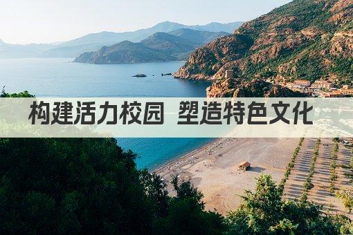 构建活力校园 塑造特色文化 